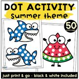 Summer Dot Marker Printable for end of the year activities