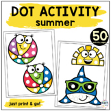 Summer Dot Marker Printable for end of the year activities