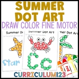 Summer Dot Markers Alphabet Fine Motor Skills Preschool Ac