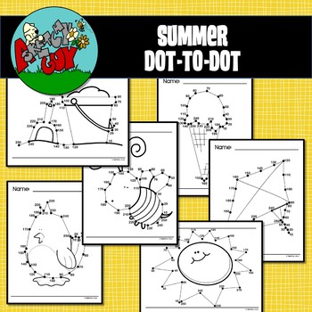 Summer Dot To Dot Connect The Dots 1 25 And 10 250 By A Sketchy Guy