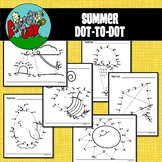 Summer Dot to Dot / Connect the Dots 1-25 and 10-250
