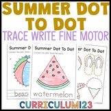 Summer Dot to Dot Worksheets | Connect The Dots Fun Sheets