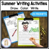 Summer Draw and Write Activities l First grade and Kindergarten
