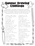 Summer Drawing Challenge for Elementary