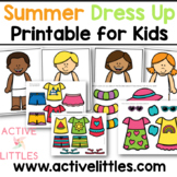 Summer Dress Up Printable for Kids