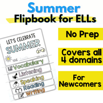 Preview of Summer ESL | ESL Newcomer Activities | ESL Conversation 50% off for 48 hours