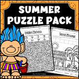 Summer Early Finisher Activities - Crack the Code | Word S