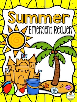 summer emergent reader  printable coloring bookmrs