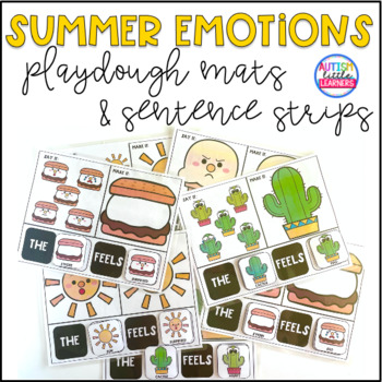 SUMMER PLAYDOUGH MATS 14 Printable Summer Themed Playdoh Mat Pdfs for Kids  Including Beach, Ocean and Food Items. 
