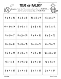 Summer / End of Year Basic Facts Addition and Subtraction 