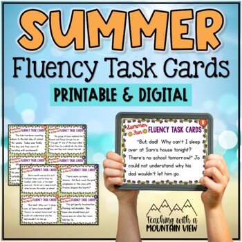 Preview of End of the Year Reading Fluency