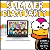 Summer End of the Year Classroom Party Games