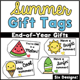 Summer, End of the Year Printable Gift Tags | Student Gifts