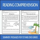 Summer, End of the Year Reading Comprehension Passages for