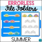 Summer Errorless Learning File Folder Games and Activities