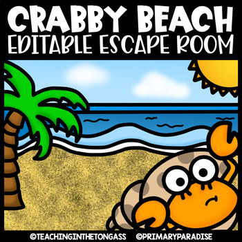 Preview of Summer Escape Room Math & ELA Printable Activities