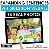 Spring Expanding Sentences Boom Cards Speech Therapy, Real