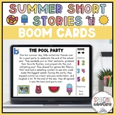Summer Fiction Short Stories for Comprehension Sequencing 