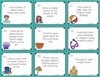 Figurative Language Games and Creative Writing Projects, Summer by ...
