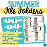 Summer File Folder Games and Activities for Special Educat