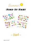 Summer "Find-It-Fast!"(Spot-It/ Dobble)- Hard
