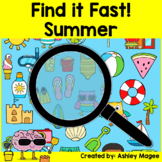 Summer Find it Fast Card Game