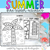 Summer Fine Motor Activities, Do a Dot Markers, Tracing, C