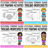 Summer Fine Motor Bundle: Trace, Color, and Paint for Pres