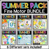 Summer Fine Motor Skills Practice Activities and Centers Bundle