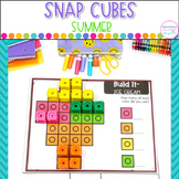 Summer Fine Motor Snap Cube Mats - Hands On Math Activities