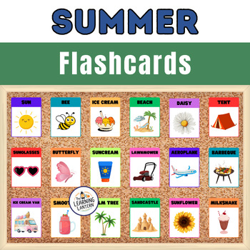 Preview of Summer Flashcards | Summer Activities | End of The Year Activities