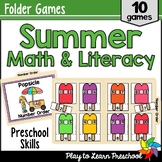 Summer Folder Games | Preschool & Pre-K Skills