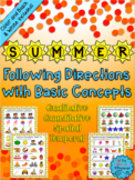 Summer Following Directions with Basic Concepts