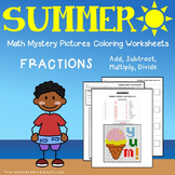 4th, 5th Grade Math Summer Fraction Activities For Middle 