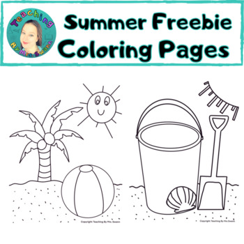 Free Summer Coloring Pages Worksheets Teaching Resources Tpt