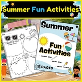 Summer Fun Activities for Kids: Drawing Goals, Writing Goa