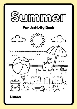 Preview of Summer Fun Activity Worksheets
