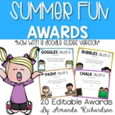Editable End of the Year Awards for Summer Fun | Google Slides™