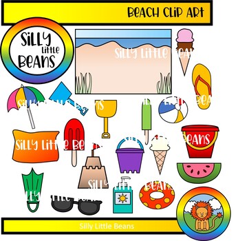 summer beach fun clip art