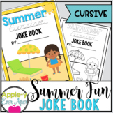 Summer Fun CURSIVE Practice Joke Book