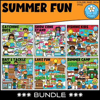 Preview of Summer Fun Clipart BUNDLE