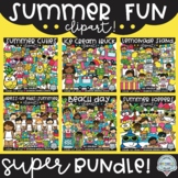 {1-Day FLASH DEAL!} Summer Fun Clipart SUPER Bundle!