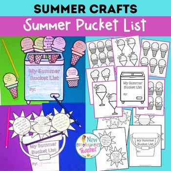 Preview of Summer Fun Craft : My Summer Bucket List BUNDLE