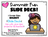 Summer Fun Digital Party | Pear Deck Compatible! | Google Slides