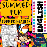 free summer worksheets teachers pay teachers