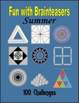 Preview of Summer Fun - Geometric Brainteasers and Word Puzzles