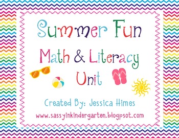 Preview of Summer Fun Math & Literacy Unit