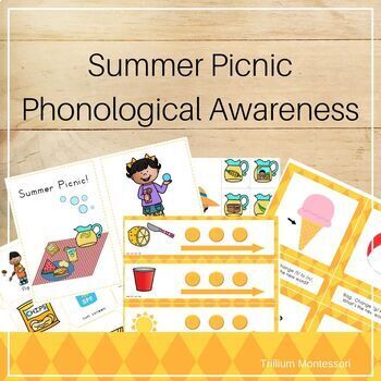 Preview of Summer Picnic Phonological and Phonemic Awareness Activities