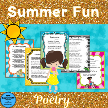 Summer Fun Poetry by Ann Fausnight | TPT
