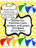 Summer Fun Preschool Colors, Numbers, and Letters Emergent